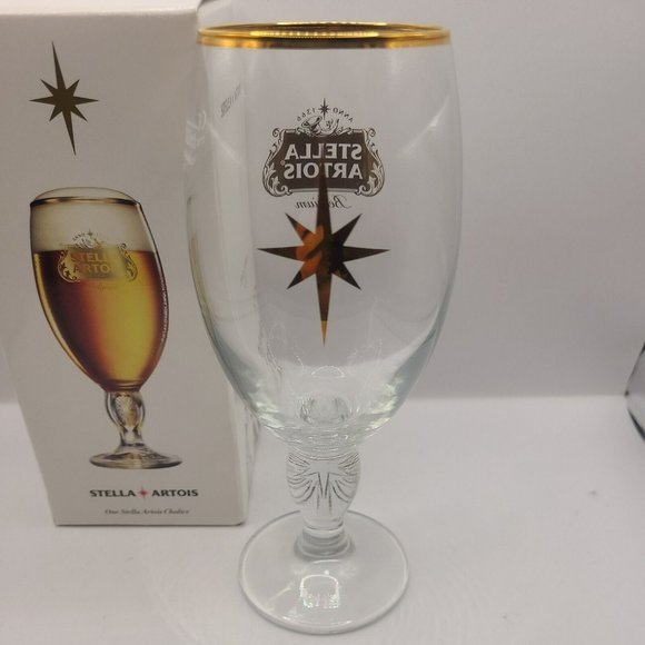 STELLA ARTOIS Beer 2016 Limited Edition HOLIDAY Chalice Glass 33mL NEW in Box - Picture 4 of 4